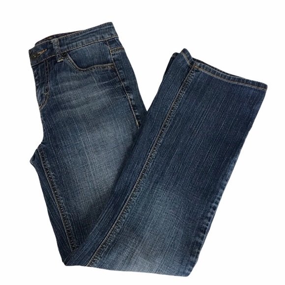 Tommy Hilfiger Hope Jeans Straight Mid-Rise Blue Denim Medium Wash Y2K Size 2 - Picture 16 of 16